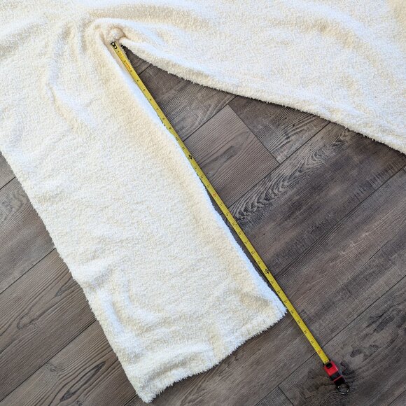 NWT Skims Women's Cozy Knit Teddy Wide Leg Lounge Pants Bone White 2X/3X - Picture 4 of 10